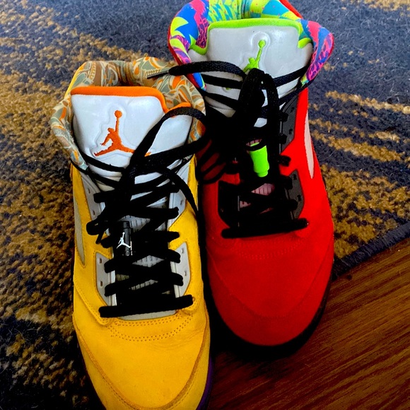 🤩 Jordan 5 what the (no box) - Picture 1 of 3